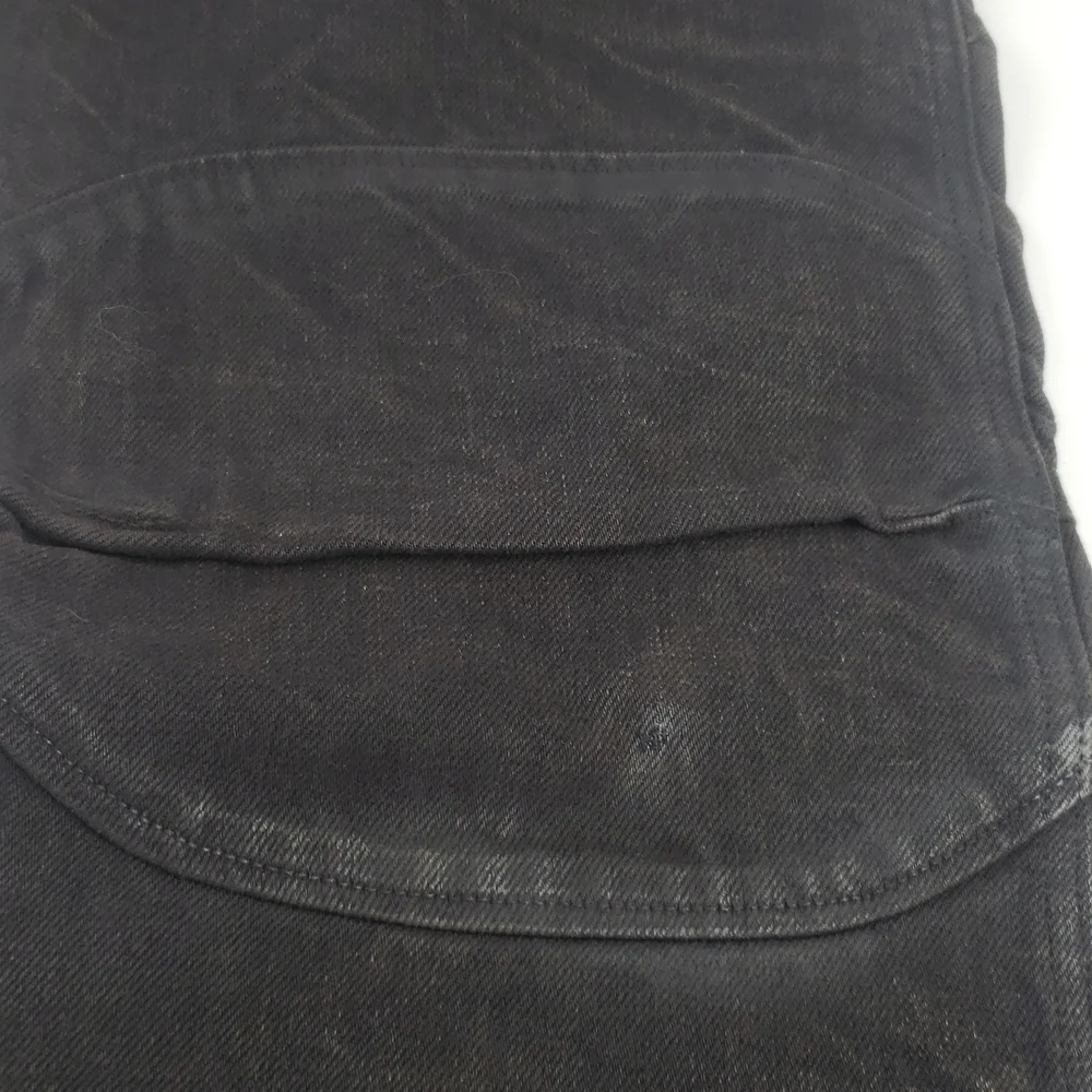 G-STAR Raw 5620 Low Tapered Moto Jeans Size 32 x 32 Waxed Gray
